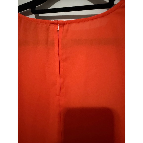 ELOQUII Orange Cold Shoulder Bubble Sleeve‎ Blouse Women's Size 18 - Picture 5 of 8